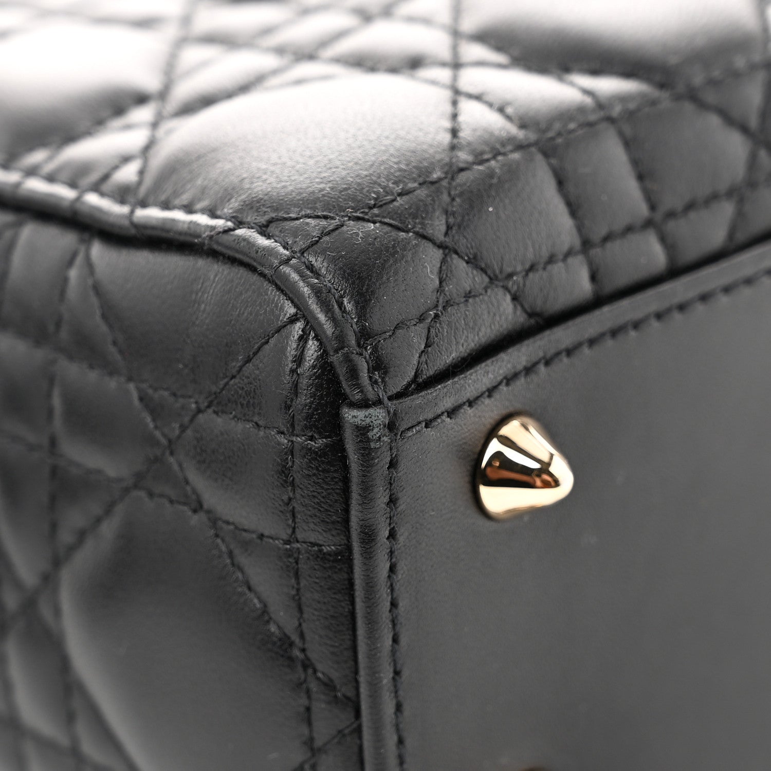 Christian Dior Lambskin Cannage Small My ABCDior Lady Dior Black 13 of 13