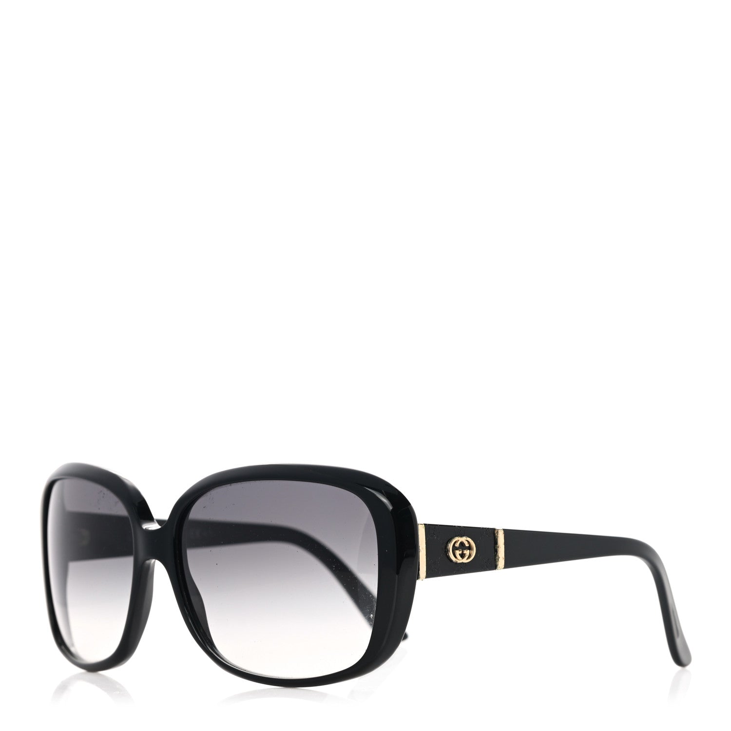 Gucci Acetate Oversize Square Frame Sunglasses GG3125S Black 1 of 10
