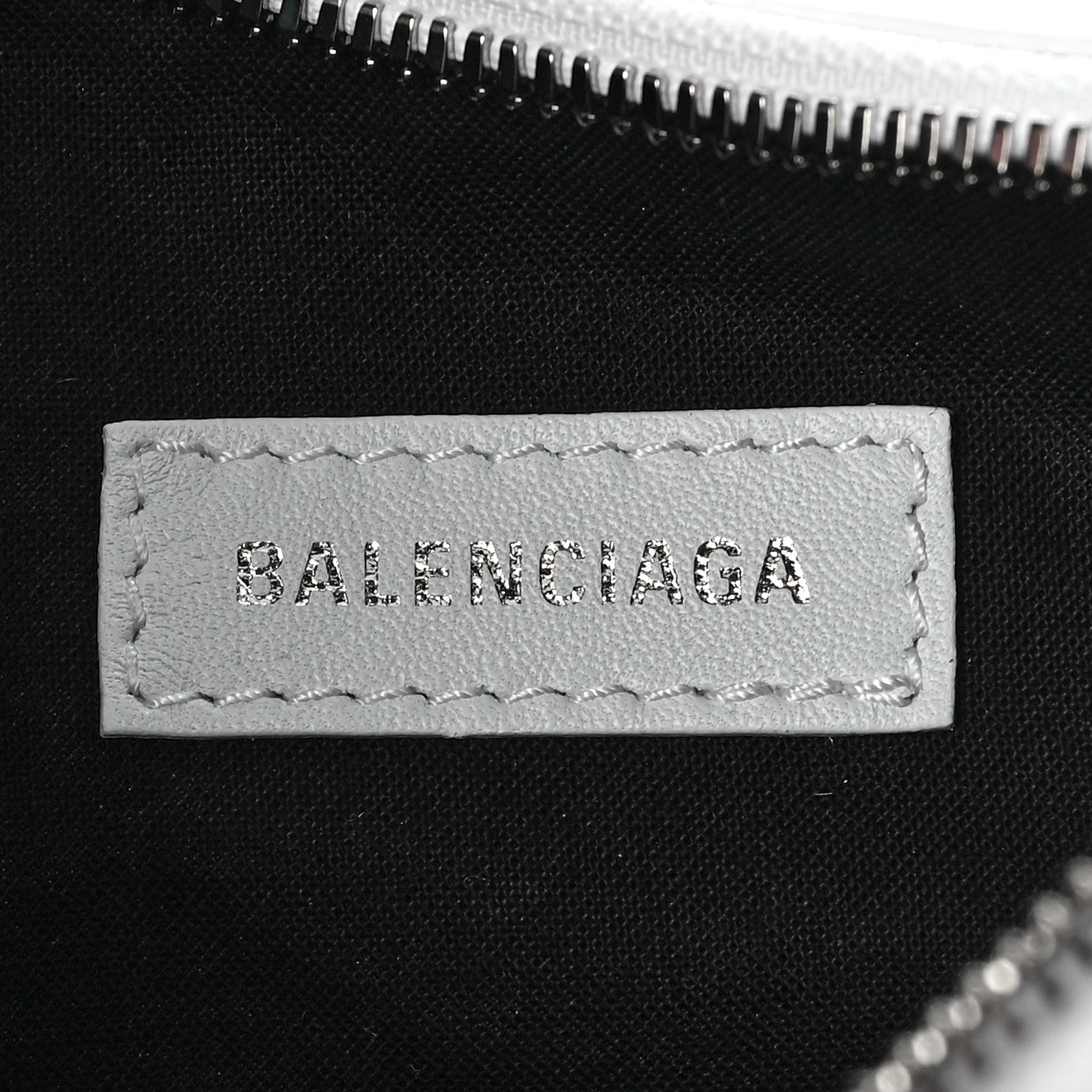 Balenciaga Patent Faux Leather Le Cagole Shoulder Bag XS White 7 of 9