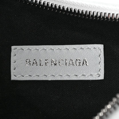 Balenciaga Patent Faux Leather Le Cagole Shoulder Bag XS White 7 of 9