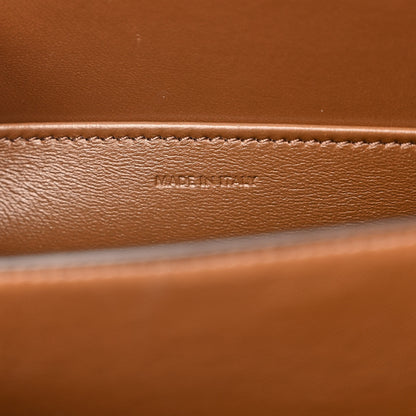 Celine Box Calfskin Teen Classic Box Flap Bag Camel 7 of 10