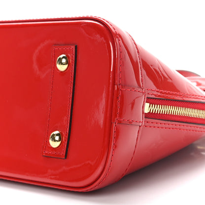 Louis Vuitton Vernis Alma BB Cherry 8 of 8