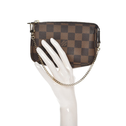 Louis Vuitton Damier Ebene Mini Pochette Accessories 2 of 7