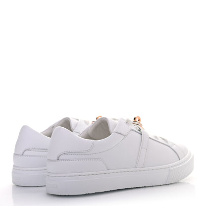 Hermes Calfskin Day Sneakers 37 White 4 of 8