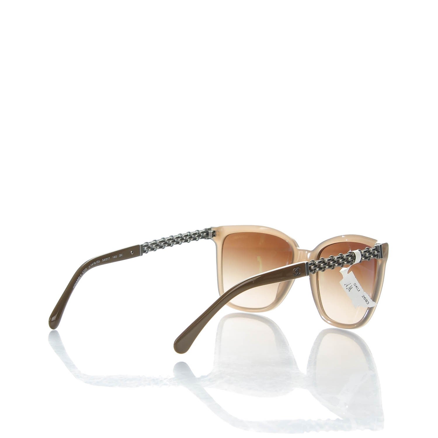 Chanel Square Chain Sunglasses 5325 Taupe 3 of 6