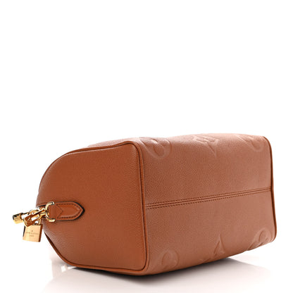 Louis Vuitton Empreinte Monogram Giant Speedy Bandouliere 25 Cognac 4 of 9