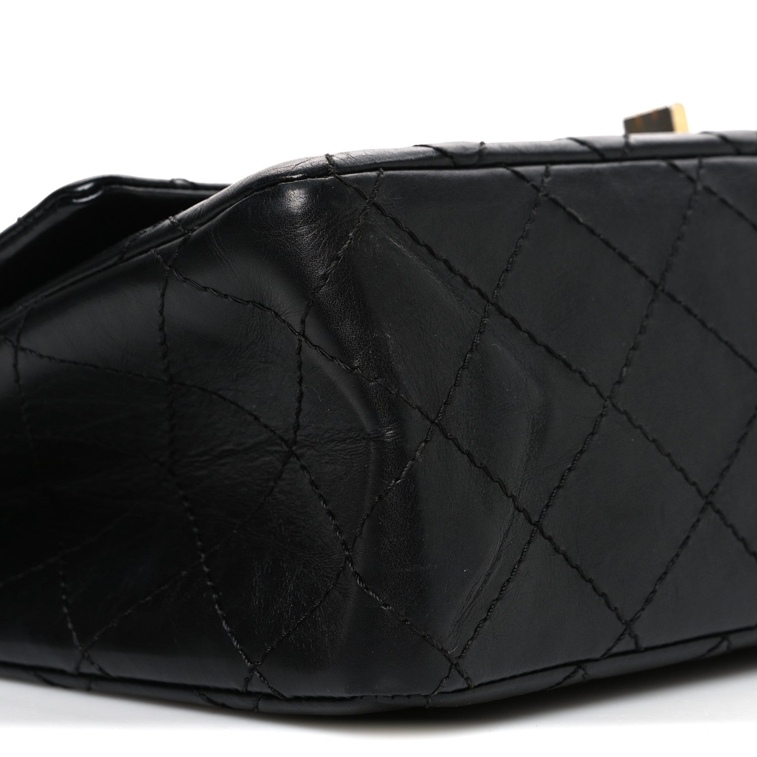 Chanel Aged Calfskin Quilted 2.55 Reissue 226 Flap Black 8 of 9