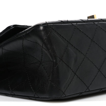 Chanel Aged Calfskin Quilted 2.55 Reissue 226 Flap Black 8 of 9