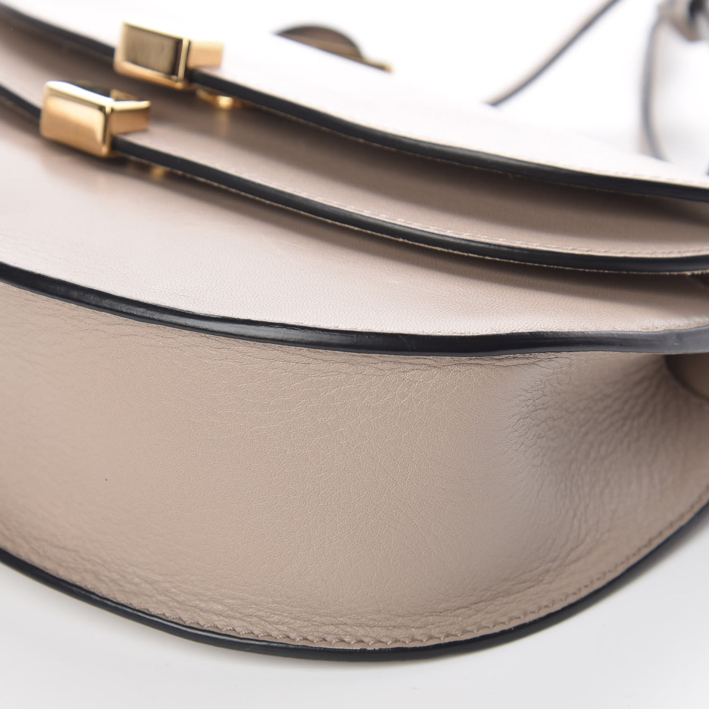 Calfskin Mini Georgia Crossbody Bag Motty Grey