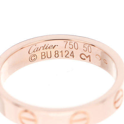 Cartier 18K Pink Gold 3.5mm LOVE Wedding Band Ring 50 5.25 4 of 4