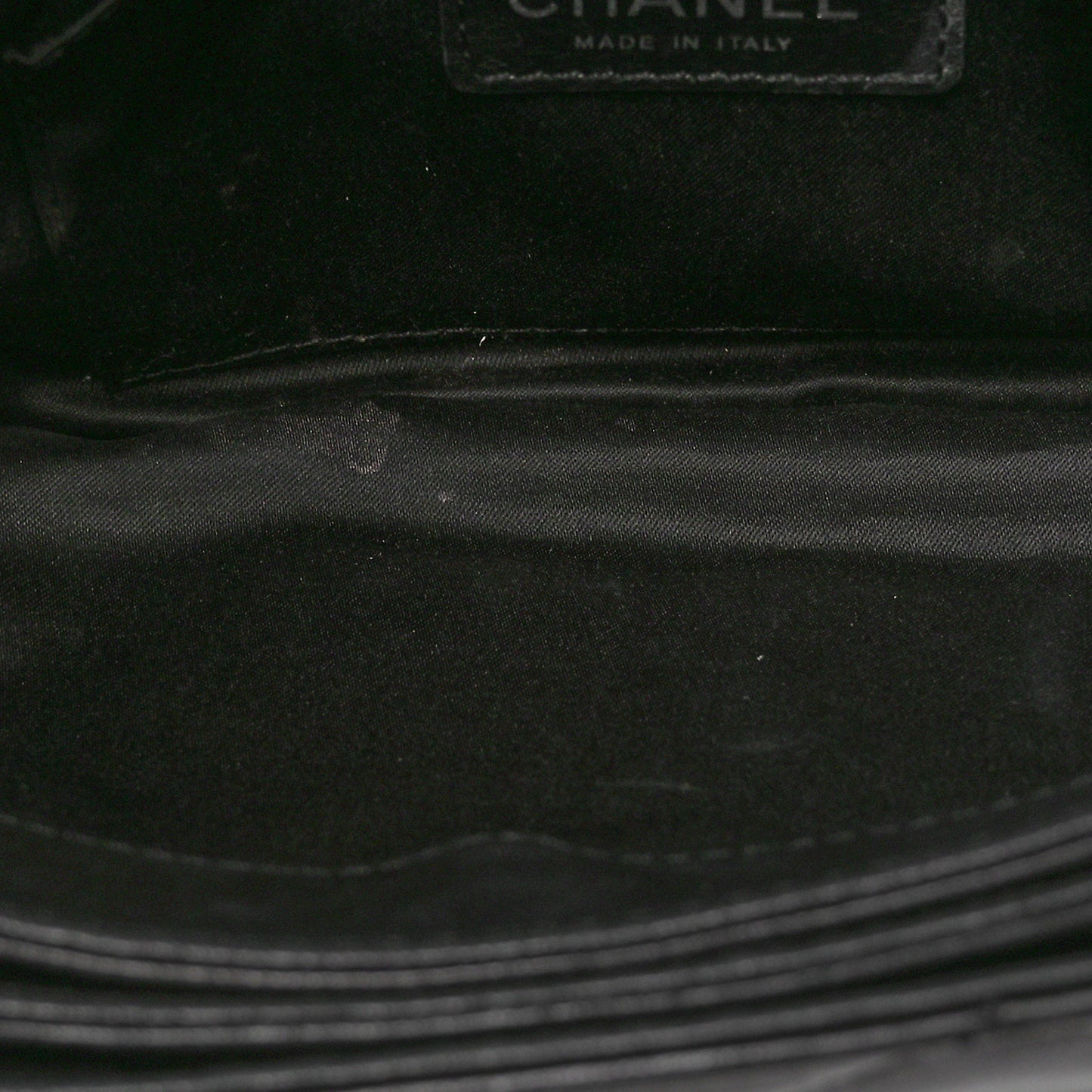 Lambskin Quilted Chanel 3 Accordion Flap Bag Black