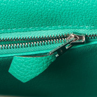 Hermes Togo Kelly Retourne 25 Menthe 27 of 35