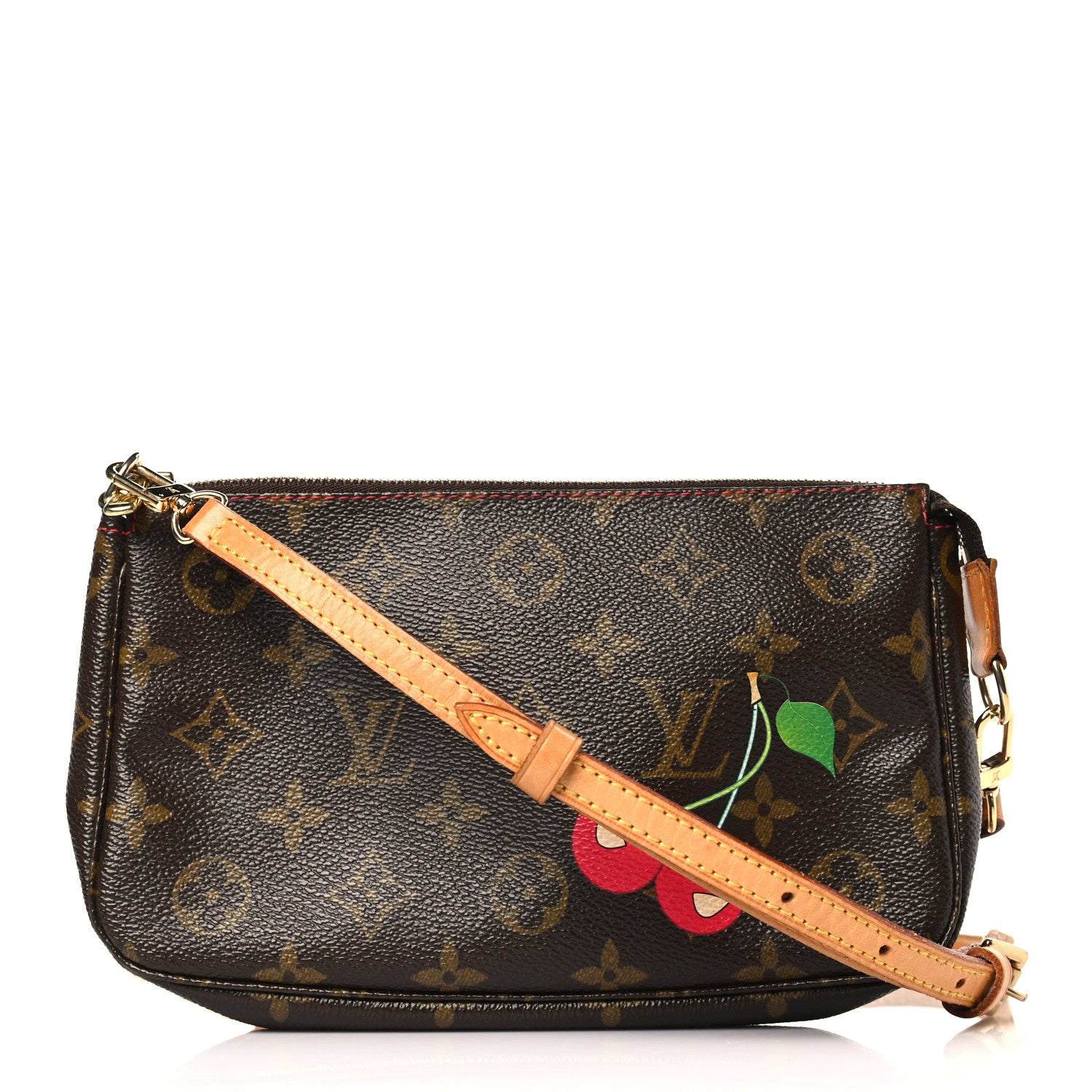 Louis Vuitton Monogram Cerises Pochette Accessories Long Strap 1 of 9