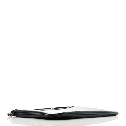 MCM Visetos Liz Shopper Tote Pouch Black 4 of 5