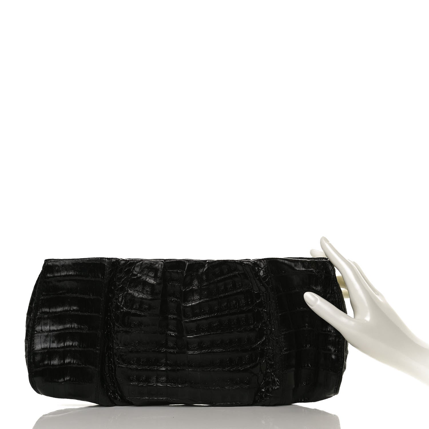 Nancy Gonzalez Crocodile Clutch Black 2 of 9