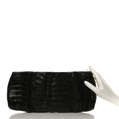 Nancy Gonzalez Crocodile Clutch Black 2 of 9
