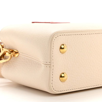 Louis Vuitton Taurillon Capucines Mini Beige Brown 8 of 10