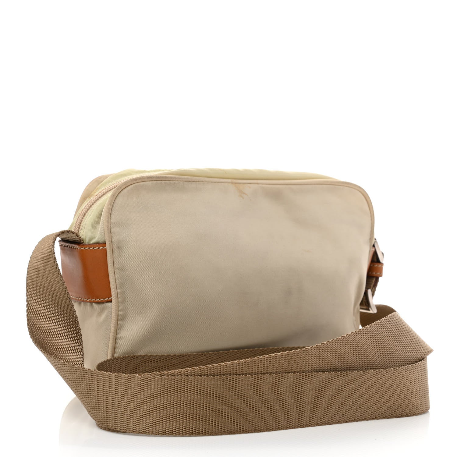 Prada Nylon Tessuto Vela Sport Messenger Bag Cammello 3 of 13