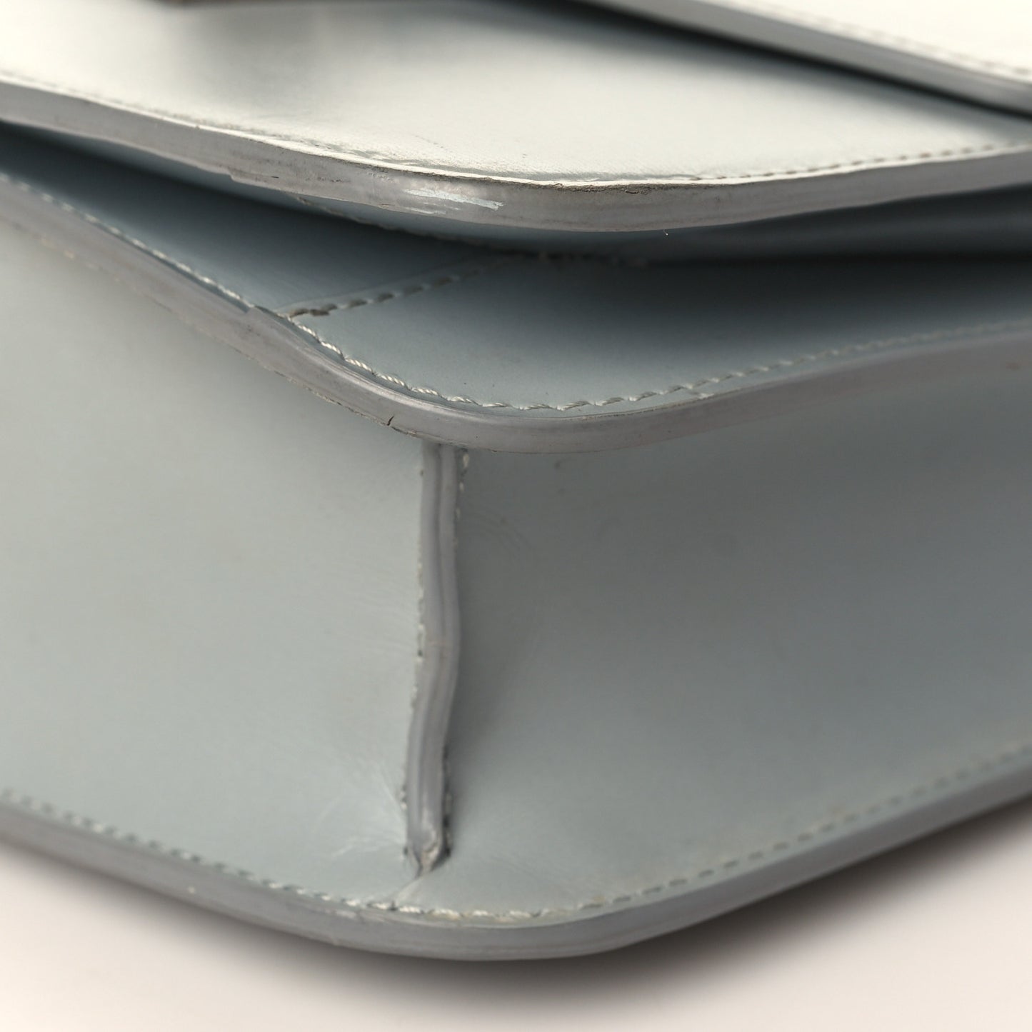Box Calfskin Teen Classic Box Flap Bag Frost
