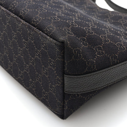 Gucci Denim Monogram Hobo Dark Brown 9 of 9