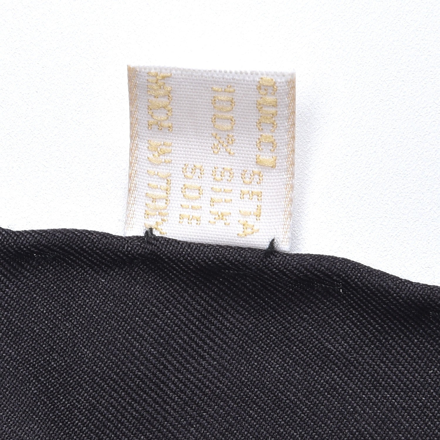 Gucci Silk Carriage Printed Scarf Black 6 of 6