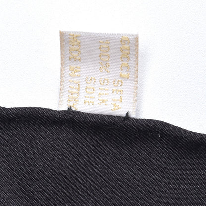 Gucci Silk Carriage Printed Scarf Black 6 of 6