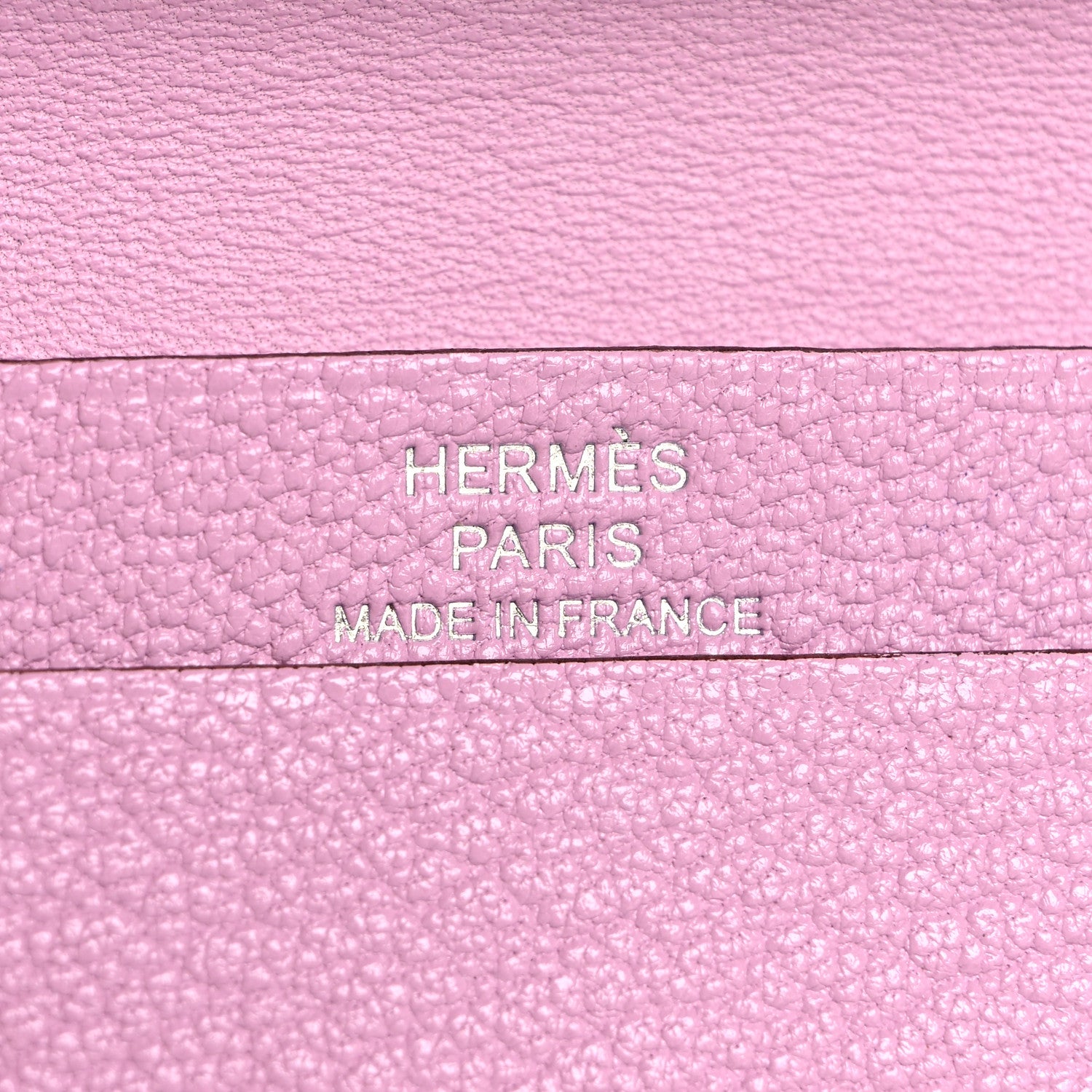 Hermes Chevre Mysore Bearn Card Holder Wallet Mauve Sylvestre 6 of 10
