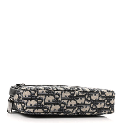 Christian Dior Oblique Safari Belt Bag Blue 3 of 9