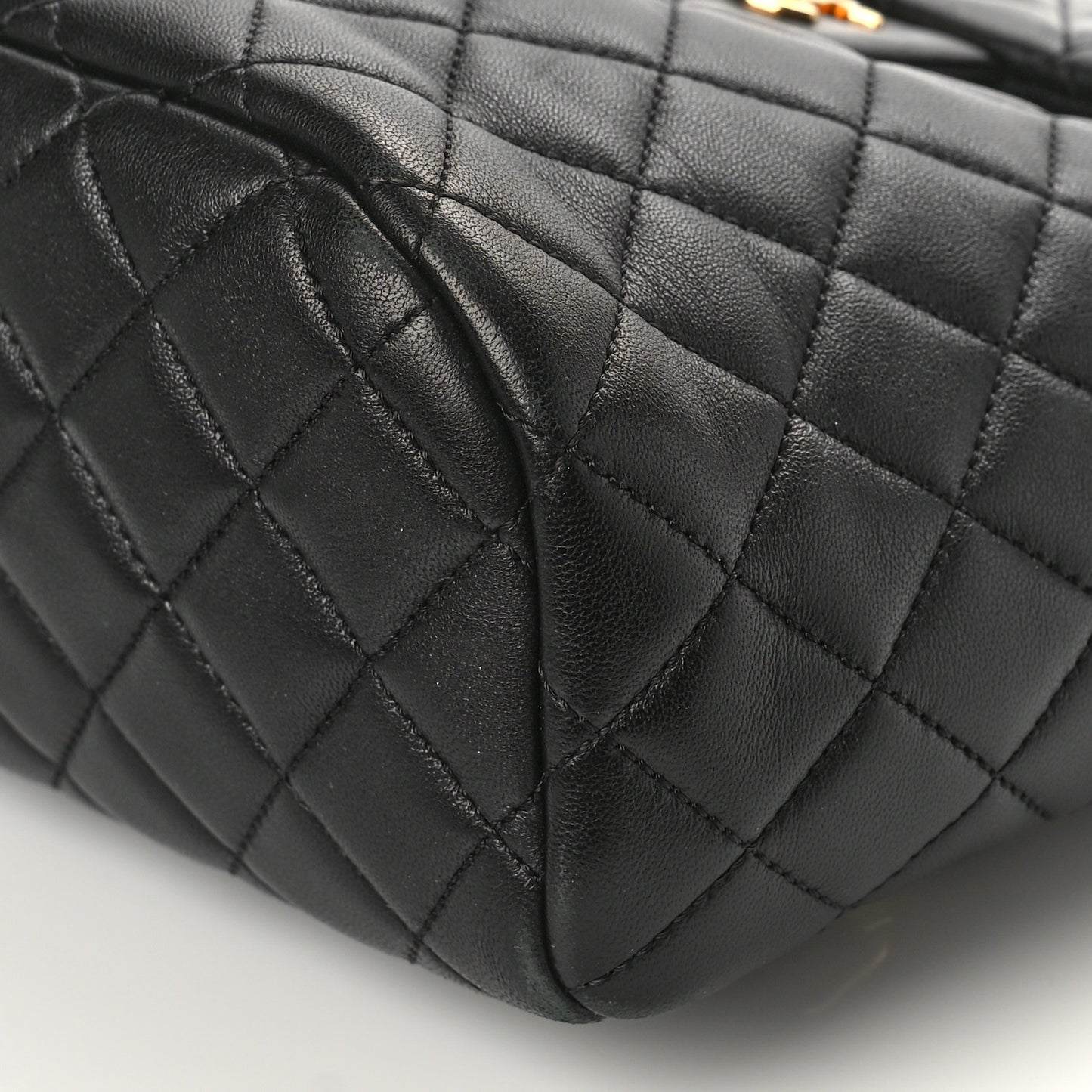 Calfskin Quilted Mini Urban Spirit Backpack Black