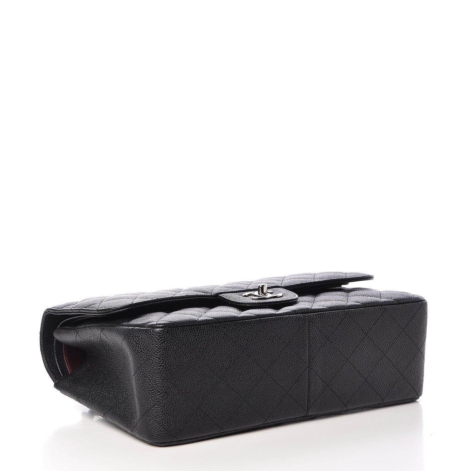 Chanel Caviar Quilted Jumbo Double Flap Black 4 of 12