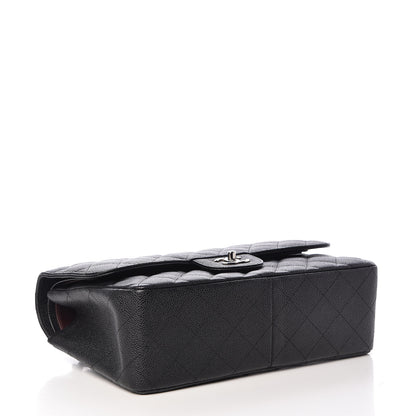 Chanel Caviar Quilted Jumbo Double Flap Black 4 of 12