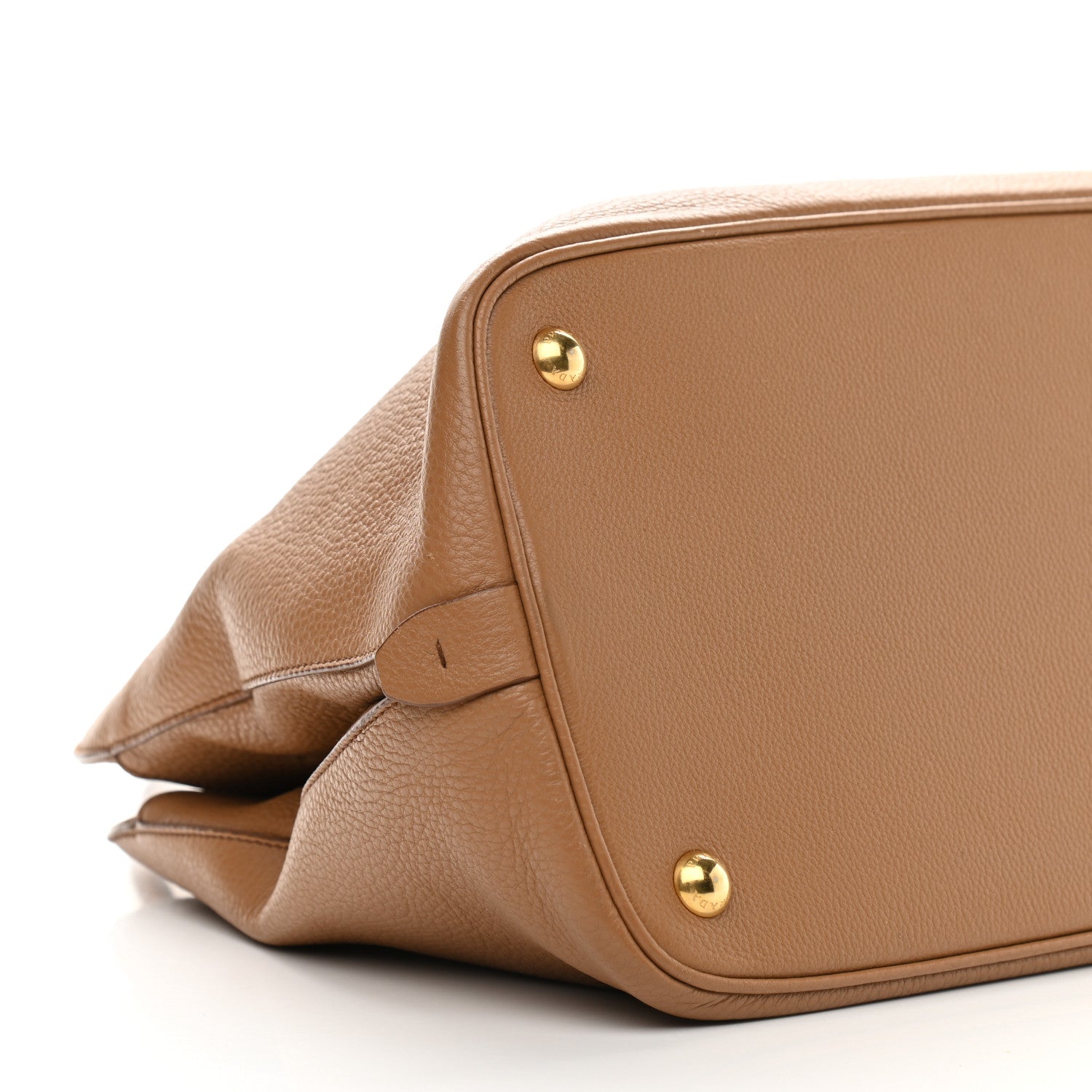 Prada Vitello Daino Dome Satchel Cannella 7 of 8