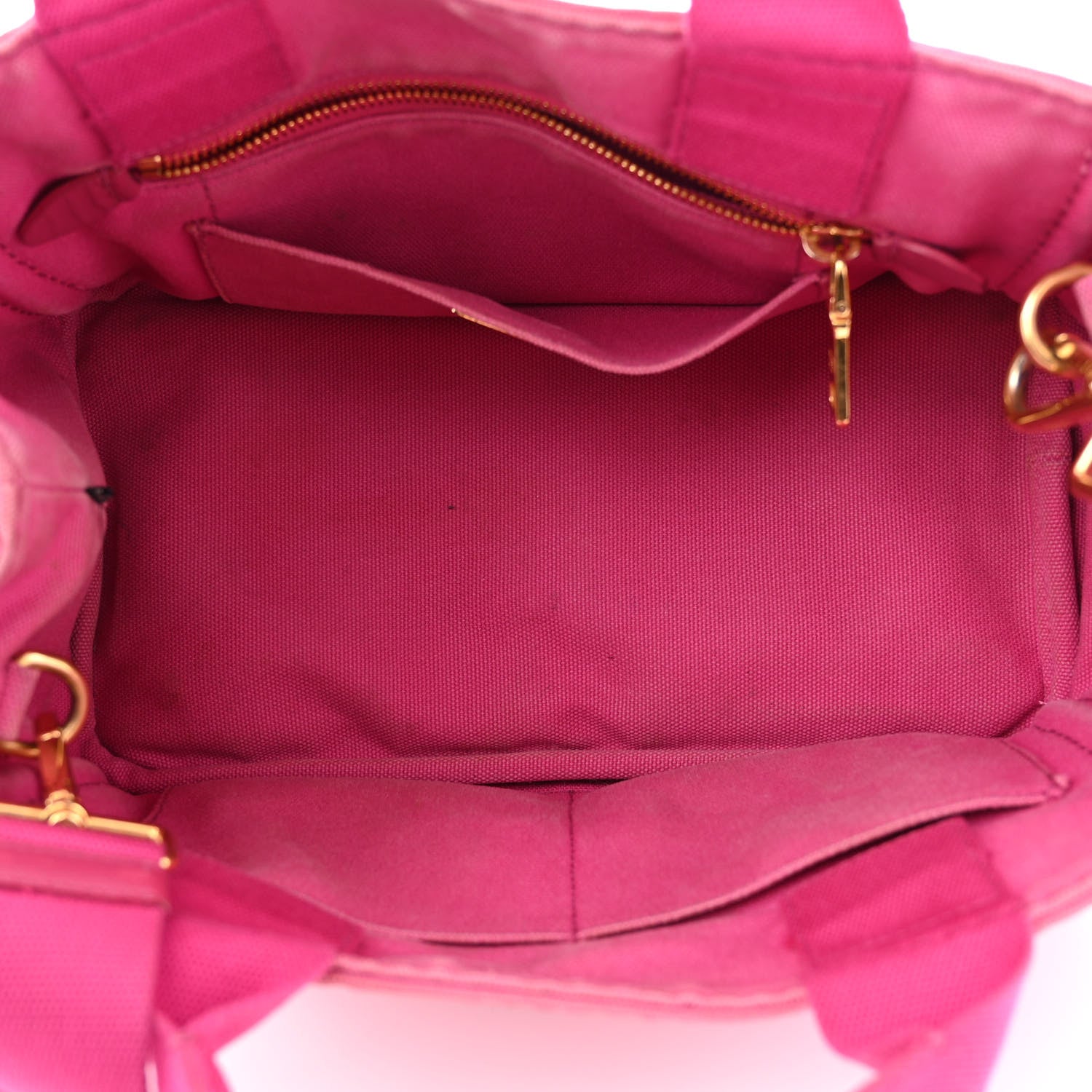 Prada Denim Small Canapa Logo Tote Peonia 5 of 20