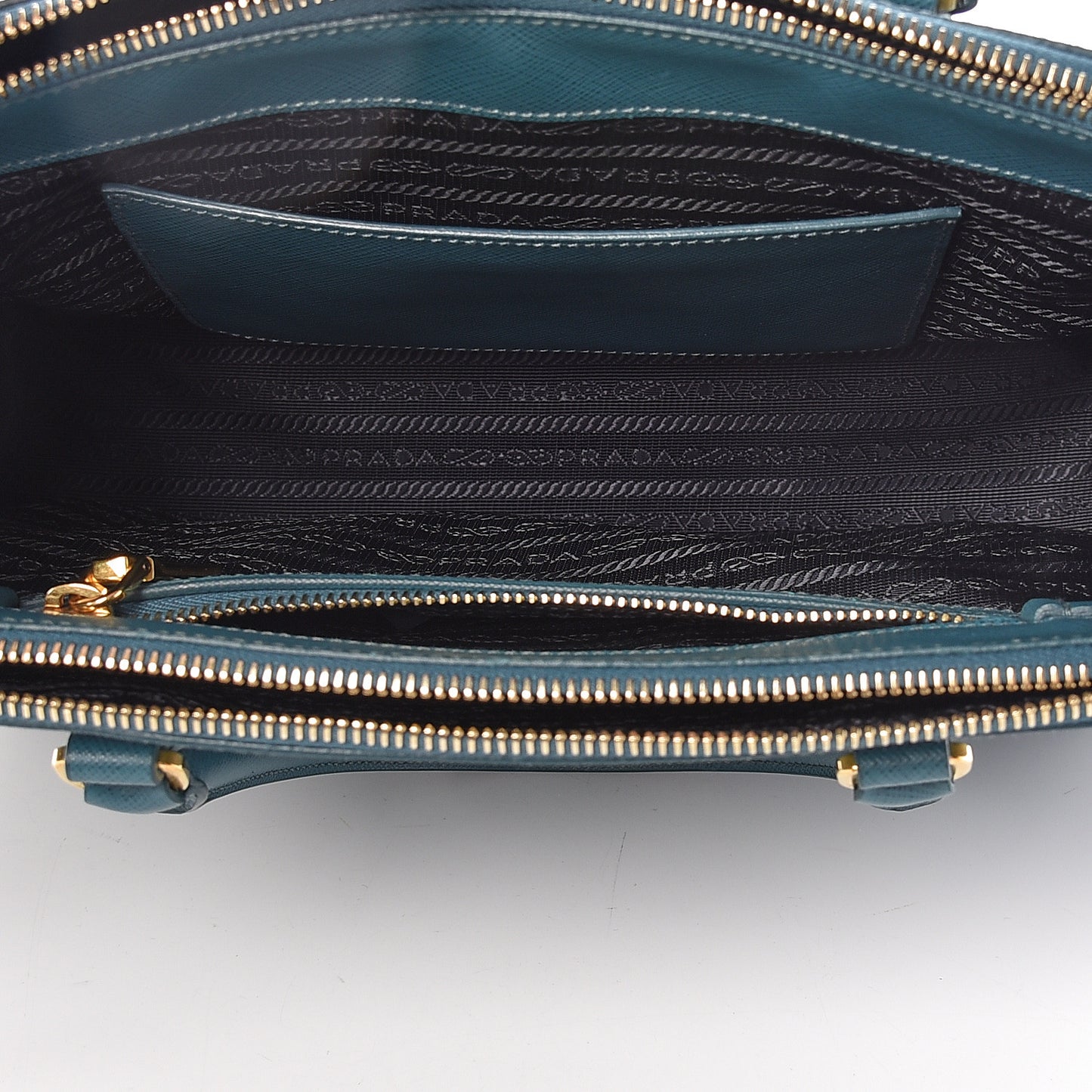 Saffiano Small Galleria Double Zip Tote Ottanio