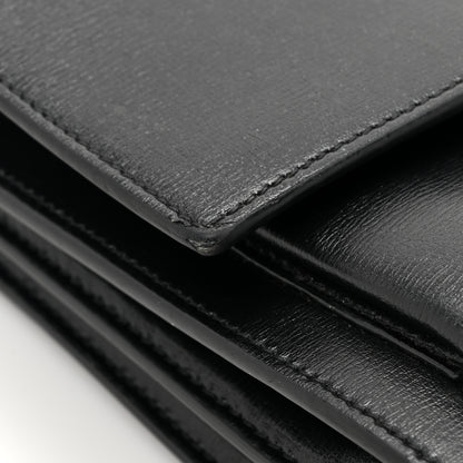 Saint Laurent Calfskin Medium Monogram Sunset Black 15 of 19
