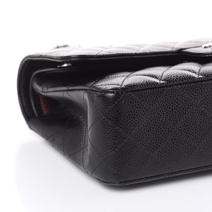 Chanel Caviar Quilted Medium Double Flap Black 8 of 10