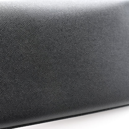 Saint Laurent Grain De Poudre Monogram Cassandre Clutch Black 13 of 13