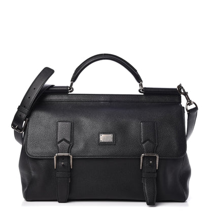 Dolce & Gabbana Calfskin Miss Sicily Weekender Nero Black 1 of 6
