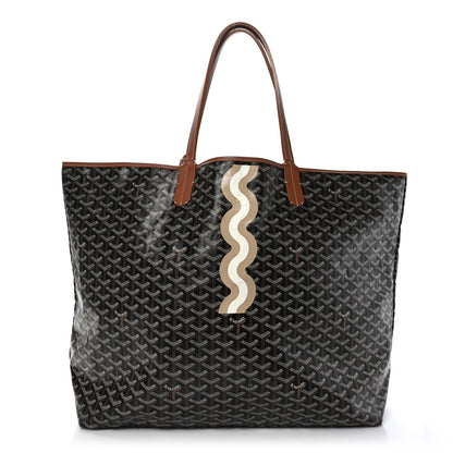 Goyard Goyardine Saint Louis XXL Black Gold 1 of 10