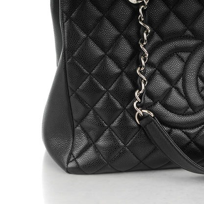 Chanel Caviar Quilted Grand Shopping Tote GST Black 9 of 9