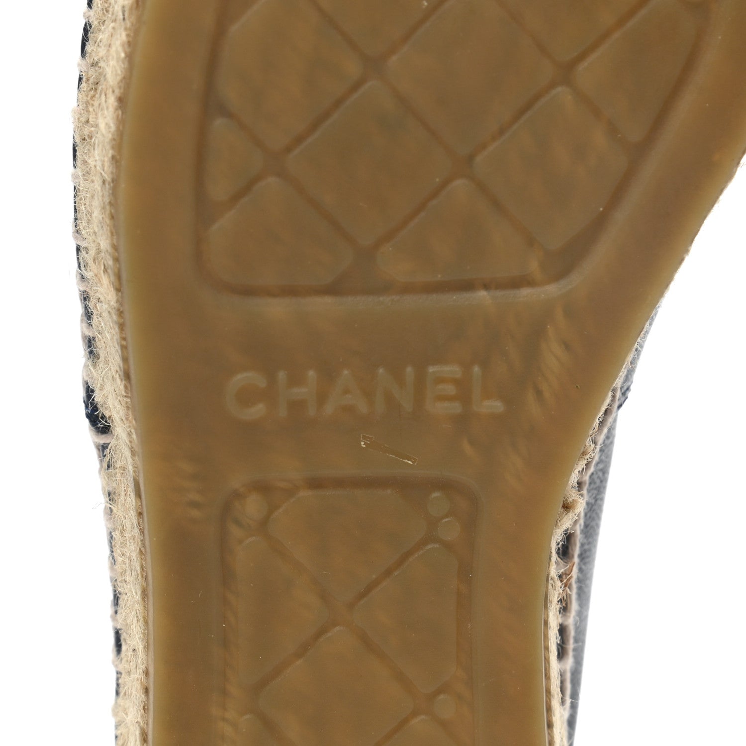 Chanel Lambskin CC Espadrilles 38 Blue 6 of 9