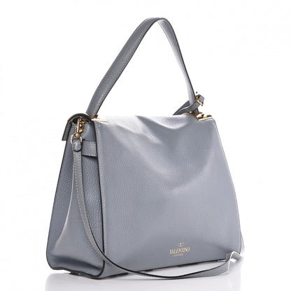 Valentino Garavani Grained Calfskin Medium My Rockstud Frame Bag Grey 3 of 14