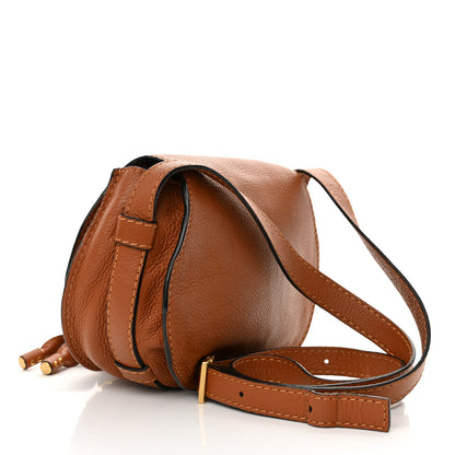 Chloe Grained Calfskin Small Marcie Saddle Bag Tan 3 of 10