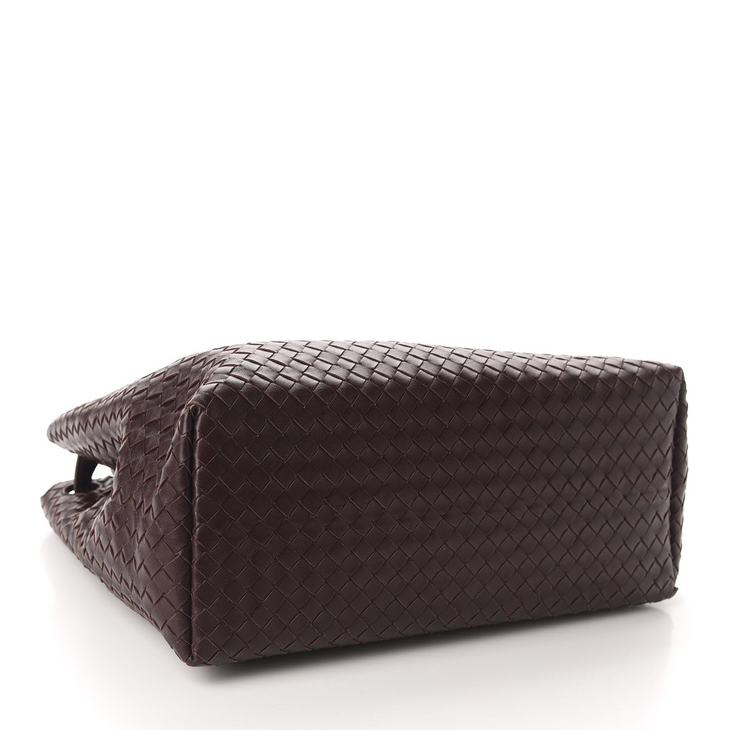 Nappa Intrecciato Garda Bag Dark Barolo