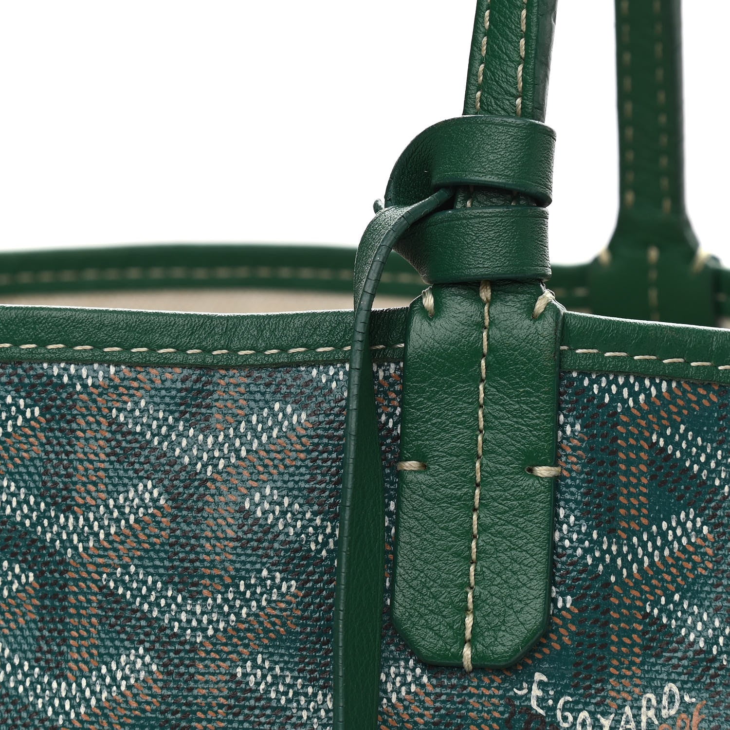 Goyard Goyardine Saint Louis PM Green 11 of 18