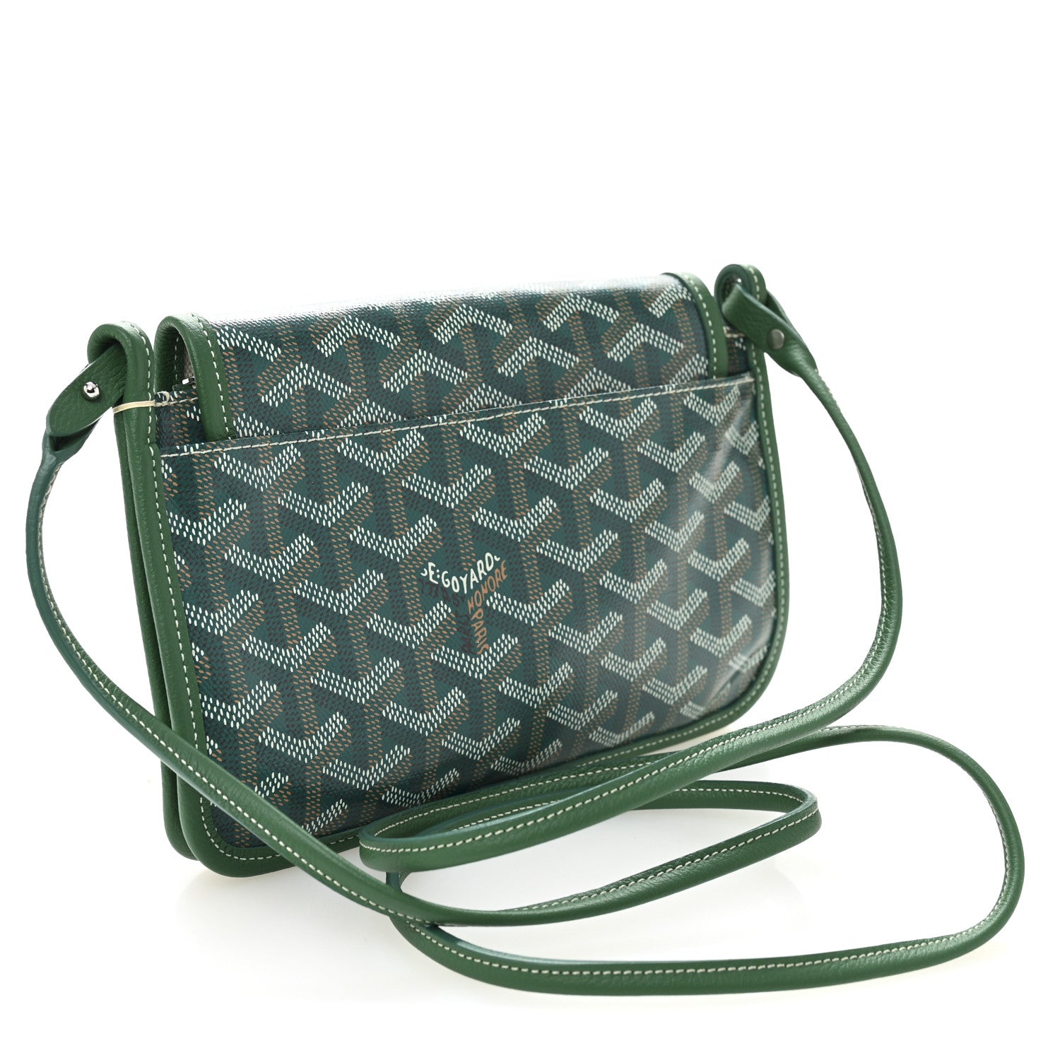 Goyard Goyardine Plumet Wallet Clutch Green 3 of 11