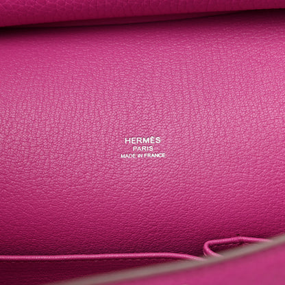 Hermes Taurillon Clemence Jypsiere 28 Magnolia 6 of 10