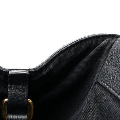 Burberry Grainy Calfskin House Check Small Canterbury Tote Black 12 of 16