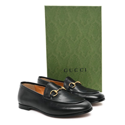 Gucci Calfskin Womens Jordaan Loafers 36 Black 10 of 10