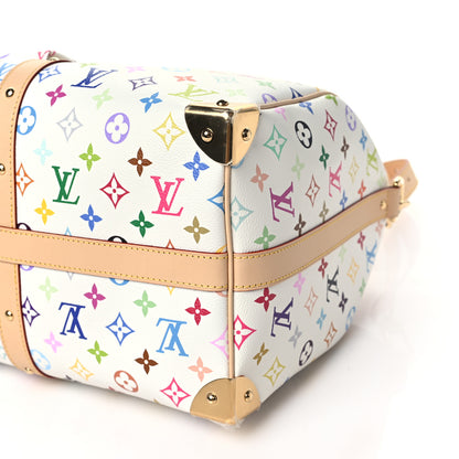 Louis Vuitton LV X TM Monogram Multicolor Keepall Bandouliere 45 White 8 of 8